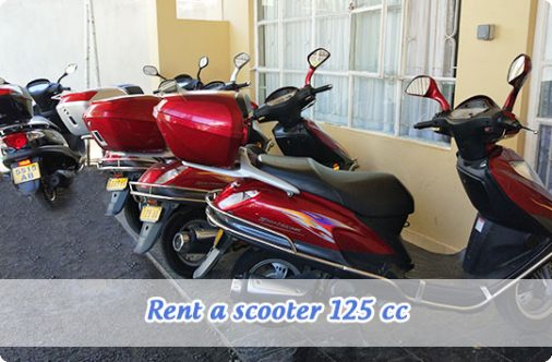 Rent a scooter 125